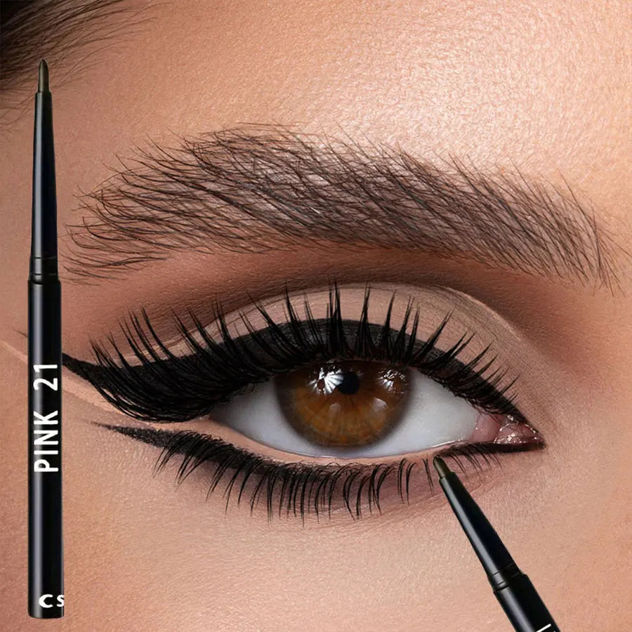 Lot de 5 crayons eyeliner noirs waterproof et résistants à la transpiration