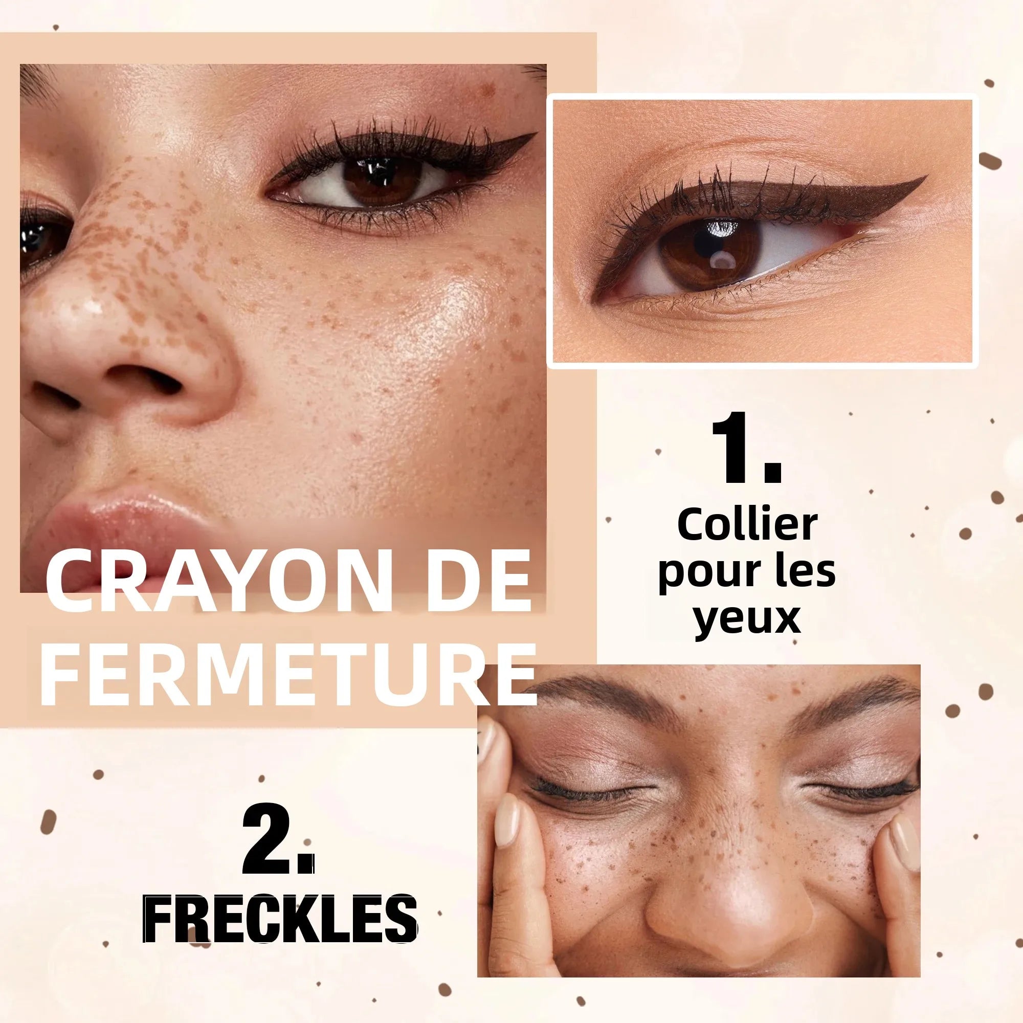 Stylo Taches de Rousseur ✨ Double Embout - Waterproof & Longue Tenue