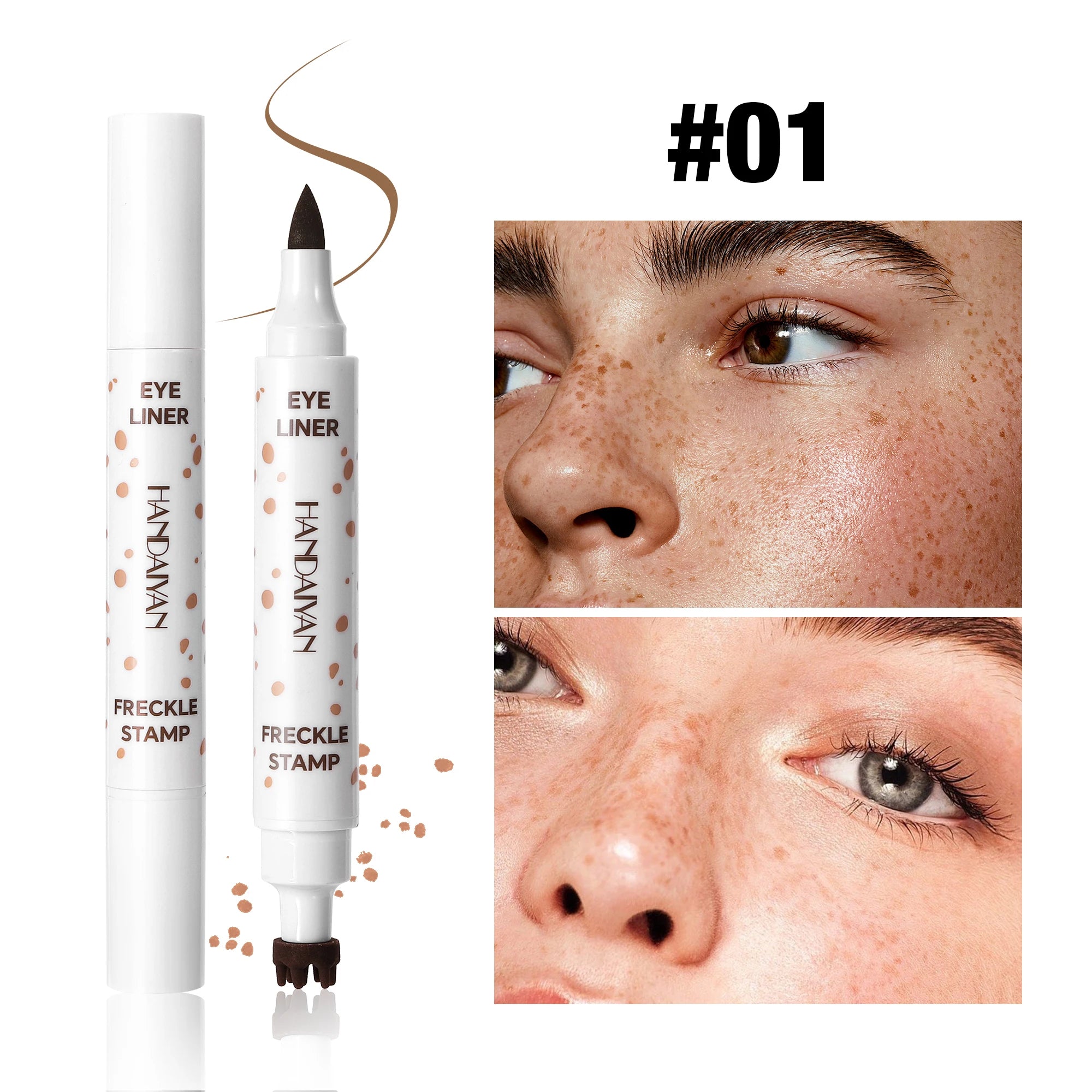 Stylo Taches de Rousseur ✨ Double Embout - Waterproof & Longue Tenue