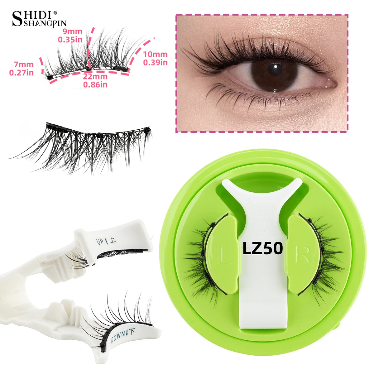 Faux Cils Magnétiques 3D ✨ Sans Colle - Effet Naturel
