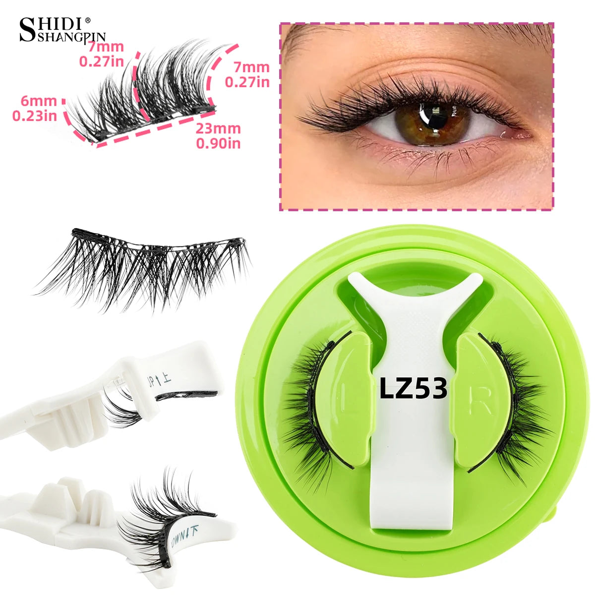 Faux Cils Magnétiques 3D ✨ Sans Colle - Effet Naturel