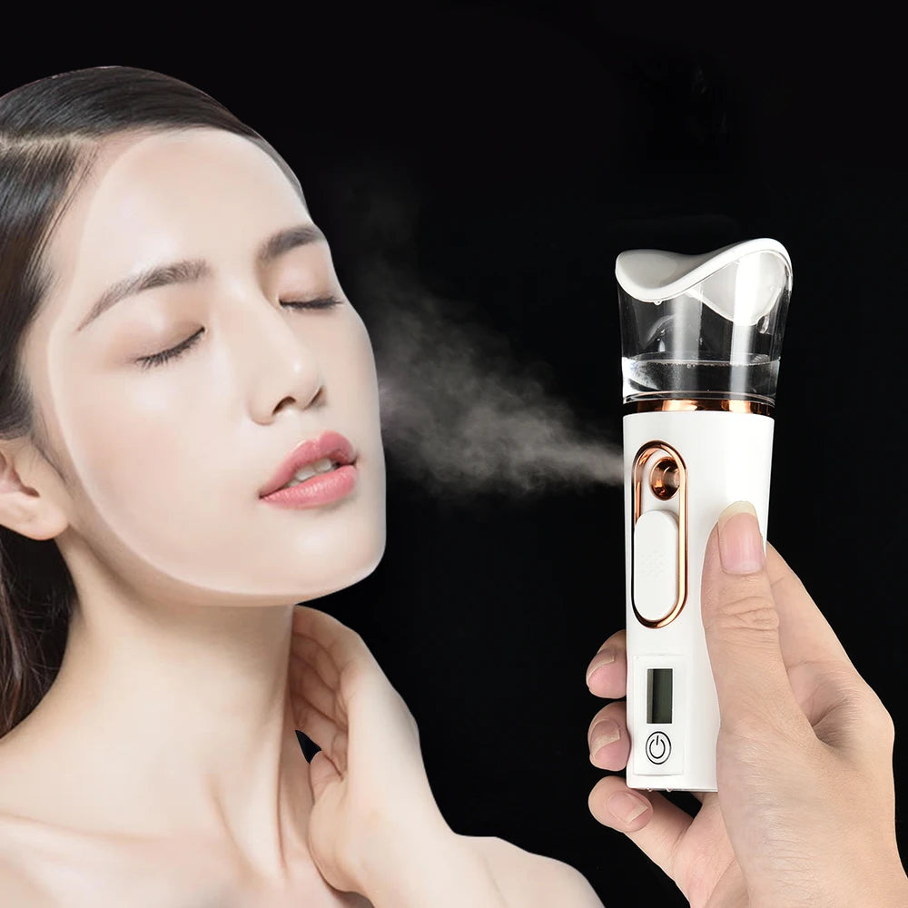 Spray Hydratant Visage Nano ✨ Certifié CE - Affichage LED