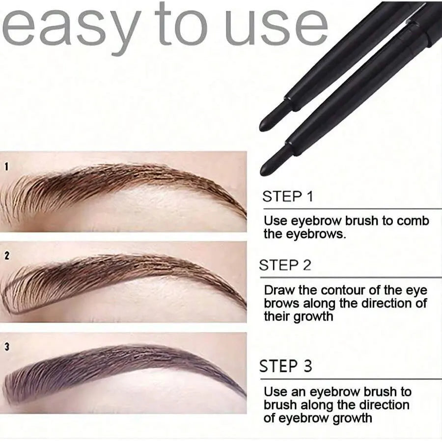 Lot de 5 crayons eyeliner noirs waterproof et résistants à la transpiration