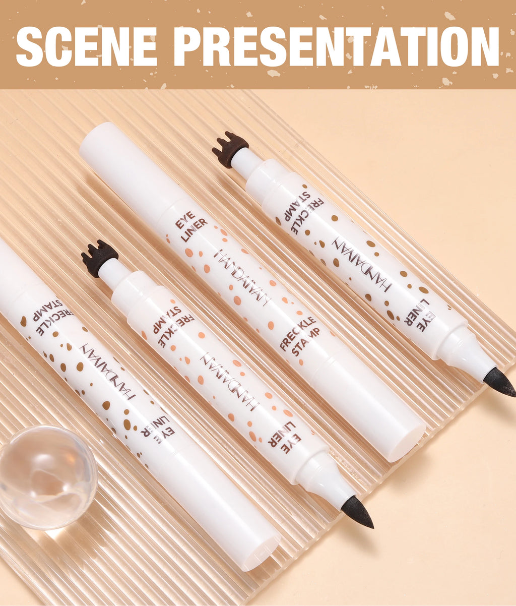 Stylo Taches de Rousseur ✨ Double Embout - Waterproof & Longue Tenue