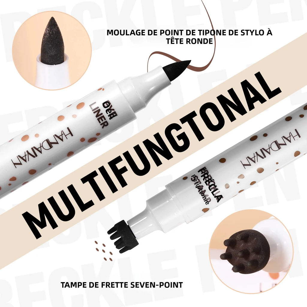 Stylo Taches de Rousseur ✨ Double Embout - Waterproof & Longue Tenue