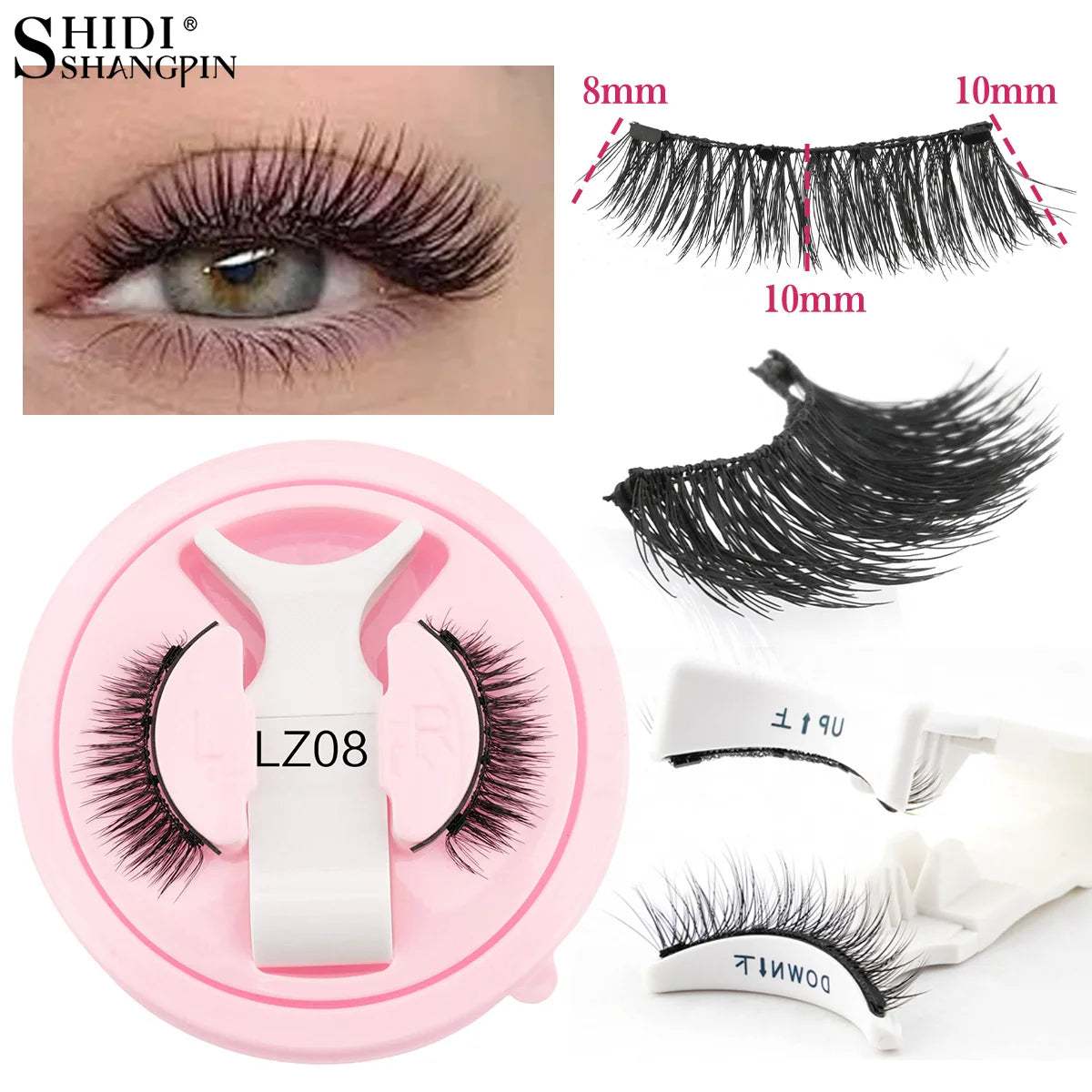 Faux Cils Magnétiques 3D ✨ Sans Colle - Effet Naturel
