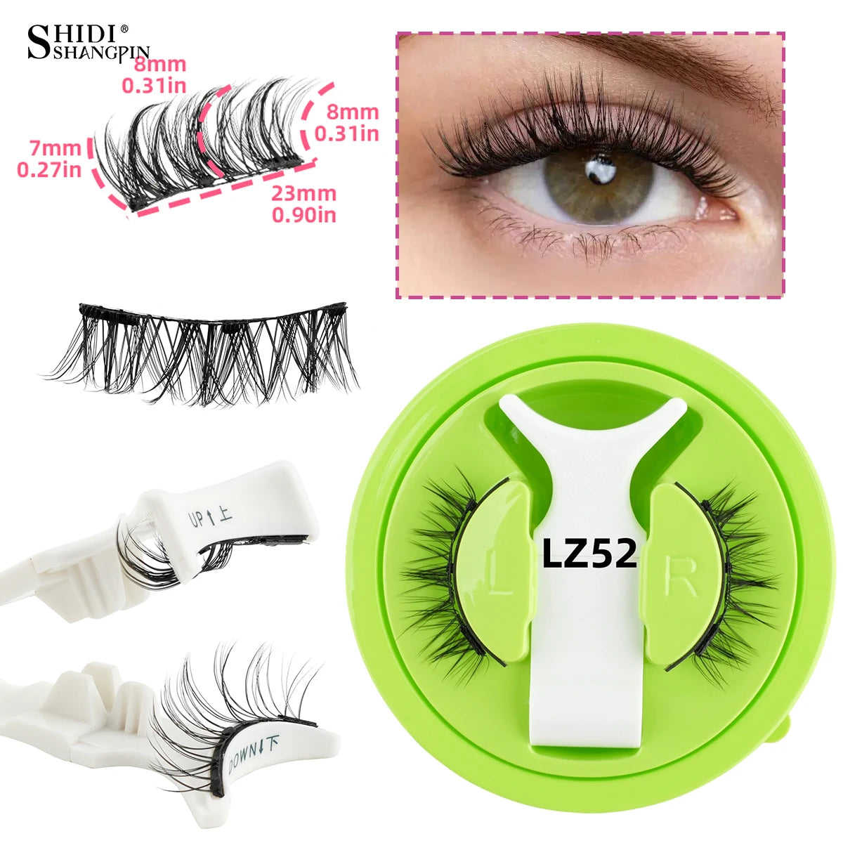 Faux Cils Magnétiques 3D ✨ Sans Colle - Effet Naturel