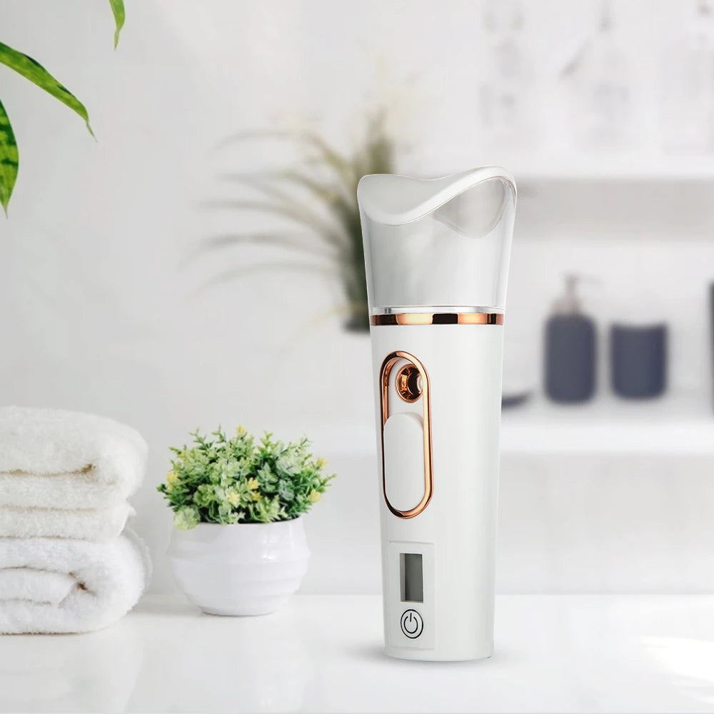 Spray Hydratant Visage Nano ✨ Certifié CE - Affichage LED