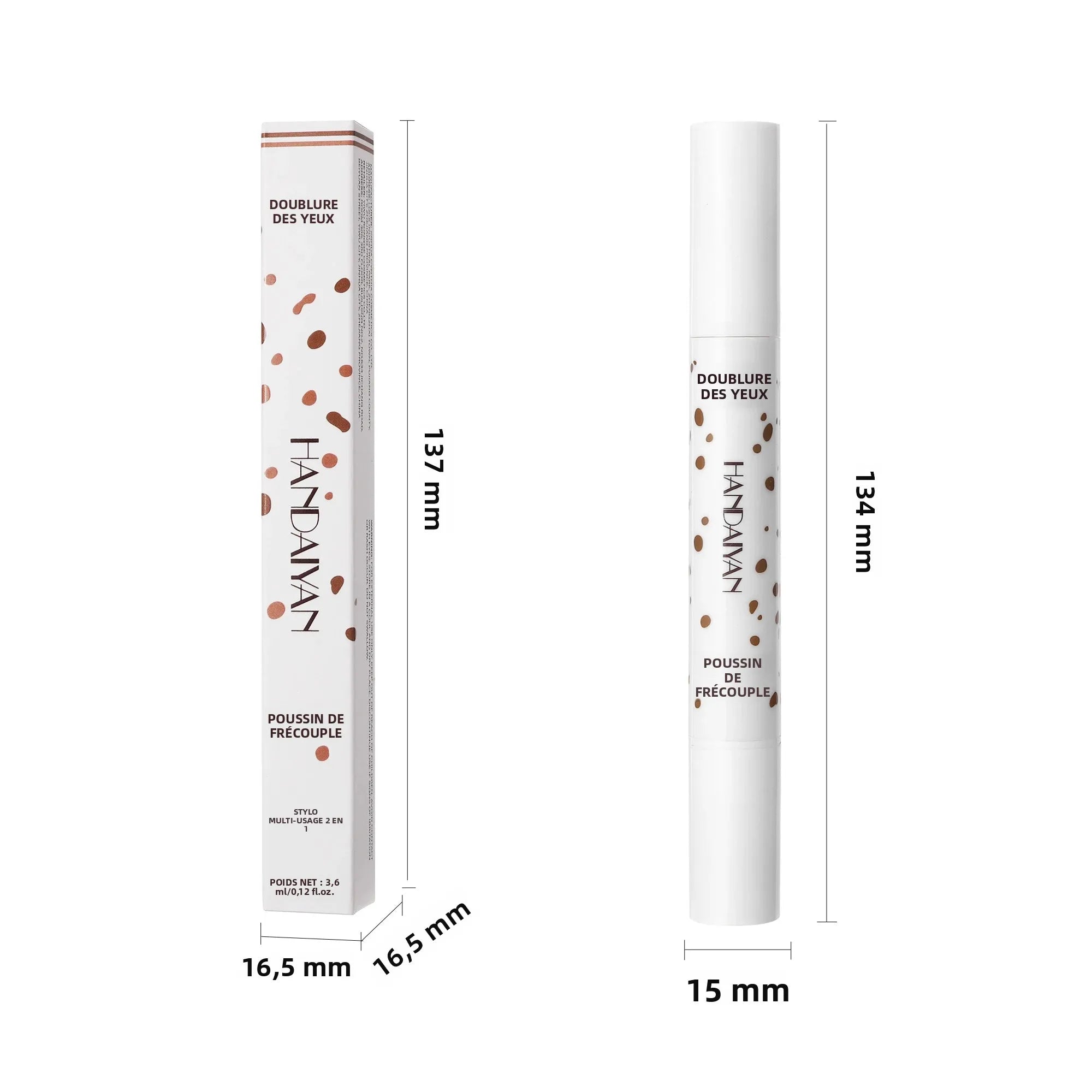 Stylo Taches de Rousseur ✨ Double Embout - Waterproof & Longue Tenue