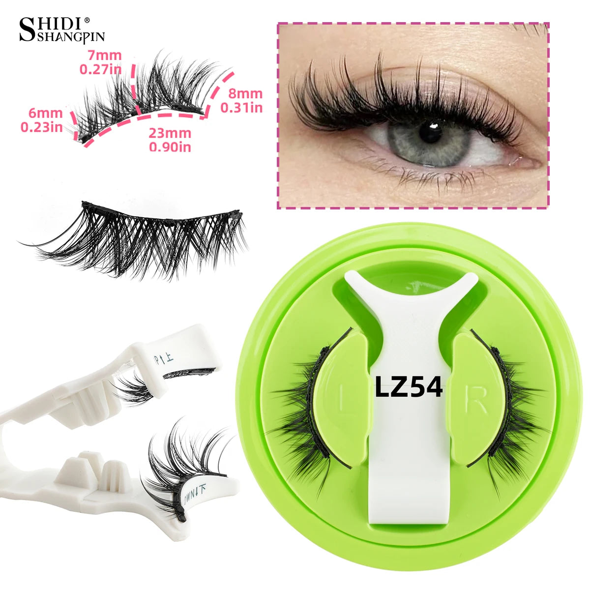 Faux Cils Magnétiques 3D ✨ Sans Colle - Effet Naturel