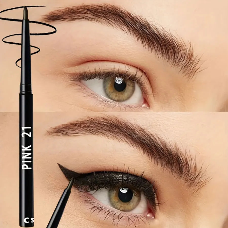 Lot de 5 crayons eyeliner noirs waterproof et résistants à la transpiration